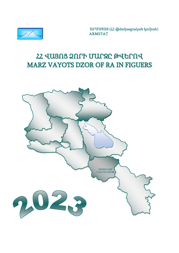 Marz Vayots Dzor of Republic of Armenia in figures (2023): statistical handbook