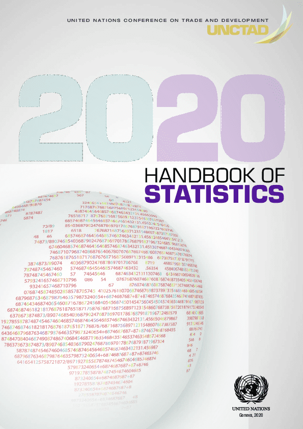 обложка: The UNCTAD Handbook of Statistics 2020