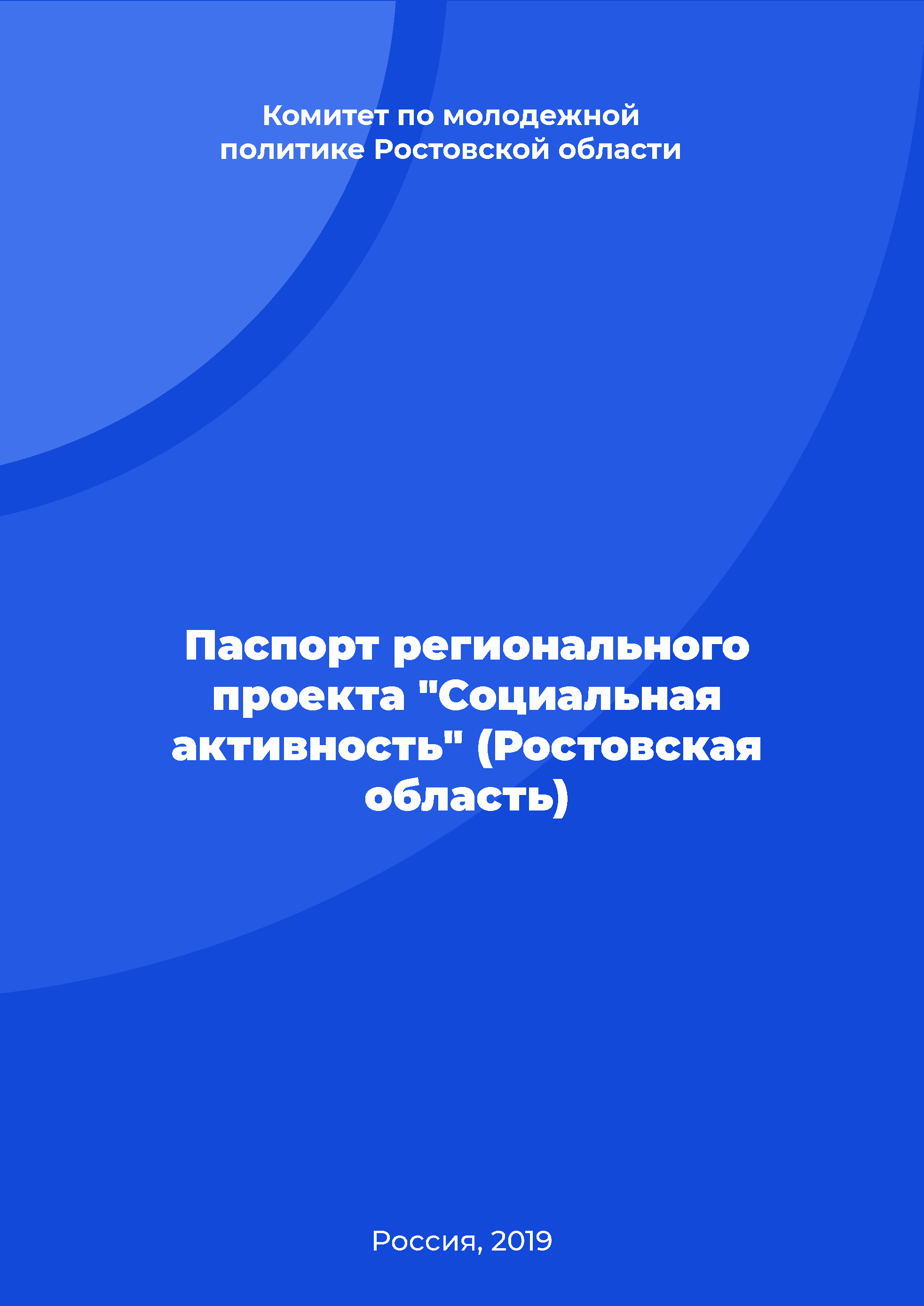 Паспорт регионального проекта "Социальная активность" (Ростовская область)