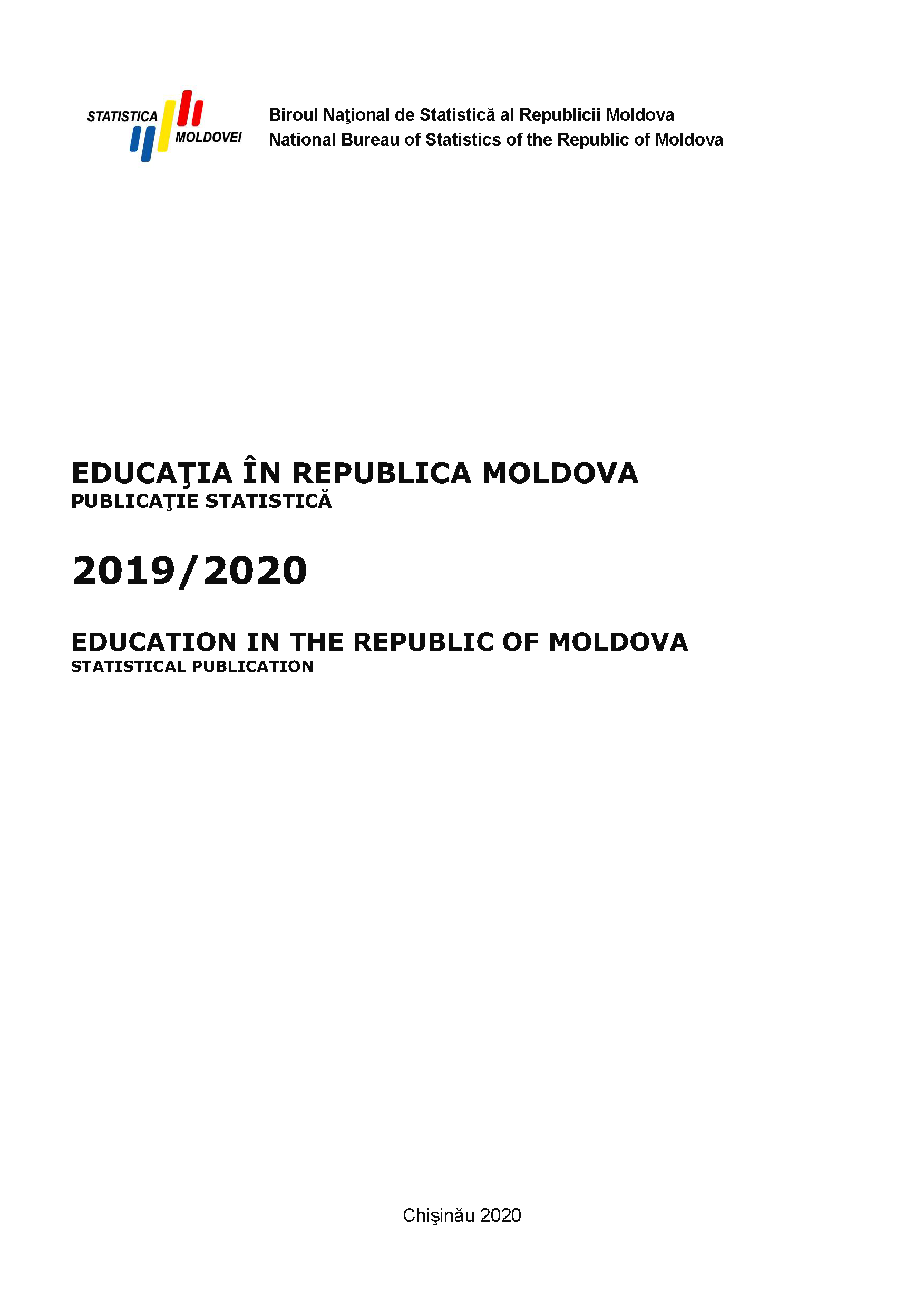 Education in the Republic of Moldova: statistical publication (2019/2020)