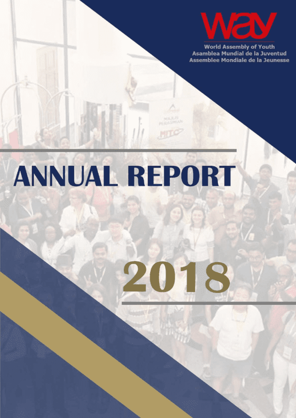 Annual report of the World Assembly of Youth (2018)