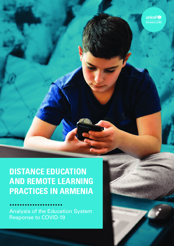 Distance Education and Remote Learning Practices in Armenia. Analysis of the Education System Response to COVID-19