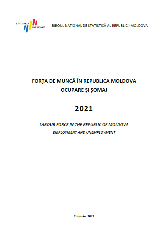 Labour force in the Republic of Moldova. Employment and unemployment (2021)