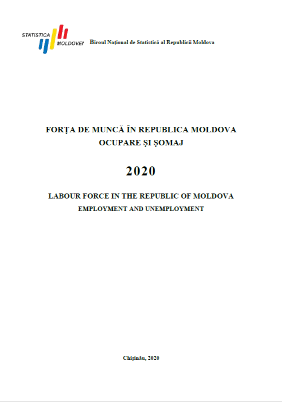 Labour force in the Republic of Moldova. Employment and unemployment (2020)