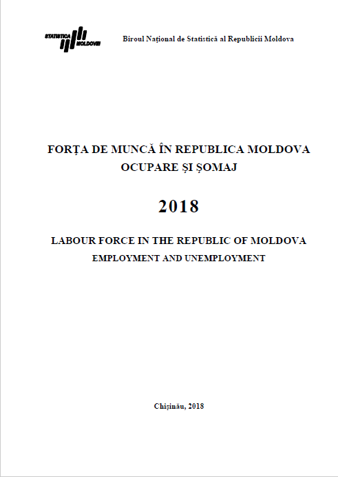 Labour force in the Republic of Moldova. Employment and unemployment (2018)