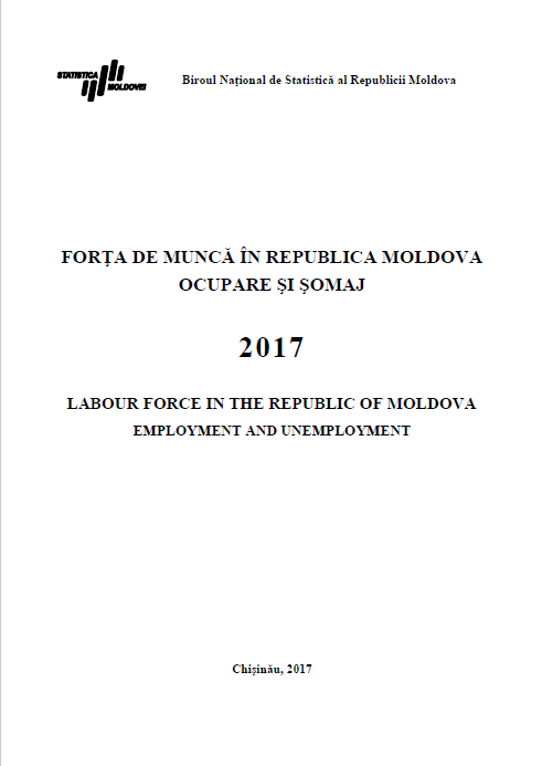 Labour force in the Republic of Moldova. Employment and unemployment (2017)