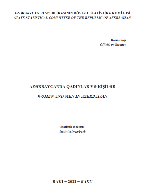 Women and men in Azerbaijan: statistical yearbook (2022)