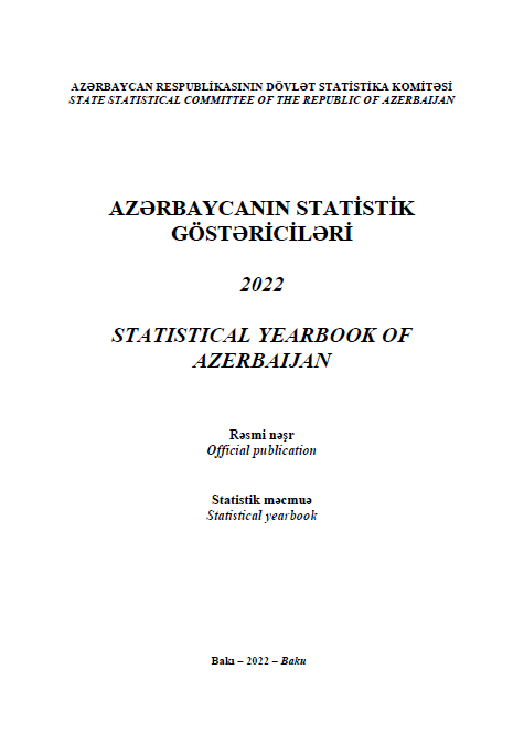 Statistical yearbook of Azerbaijan (2022)