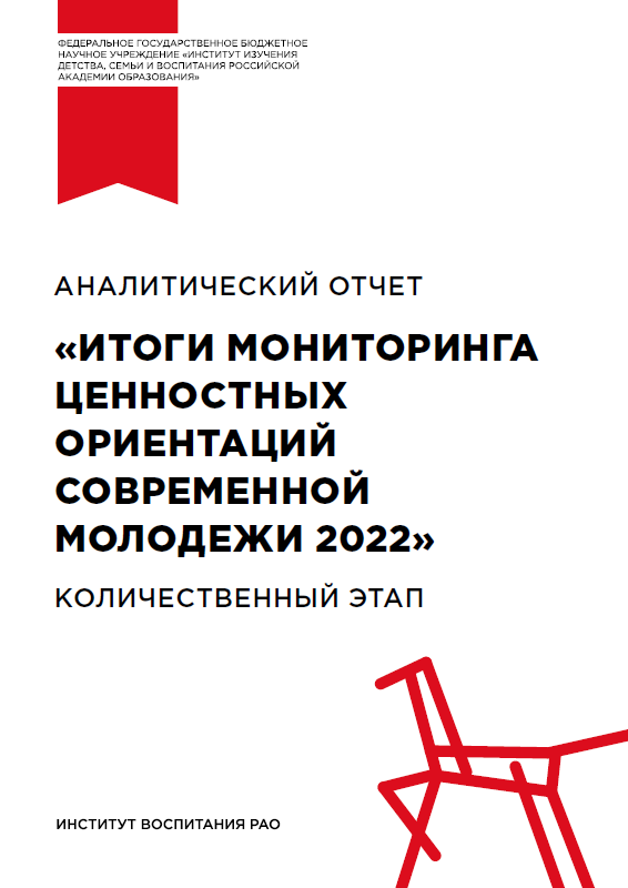 Analytical report "Results of monitoring the value orientations of modern youth 2022". Quantitative stage