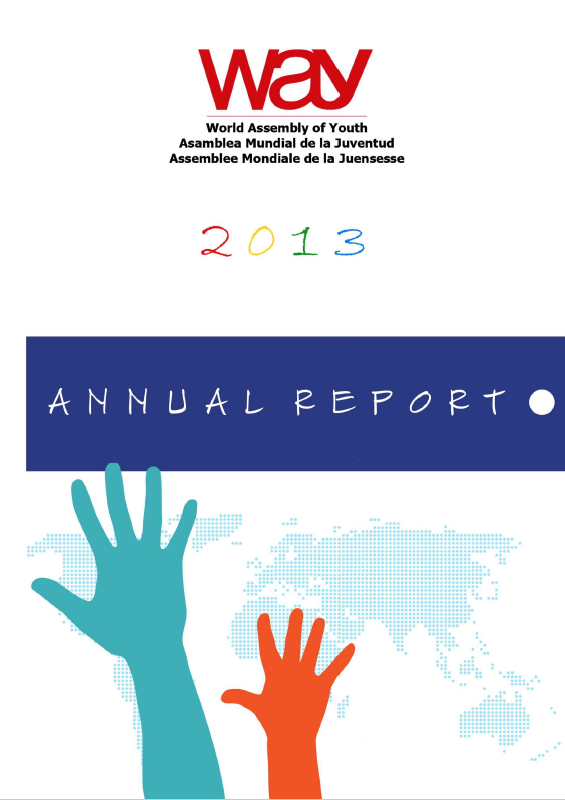 Annual report of the World Assembly of Youth (2013)