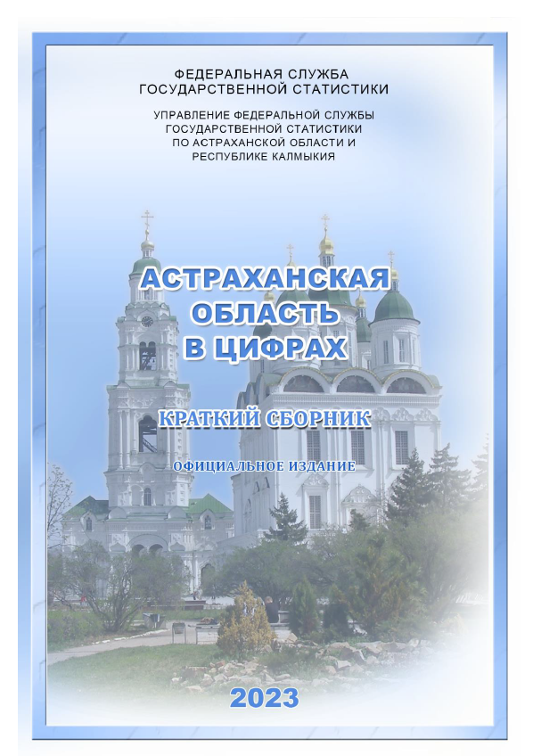 Astrakhan Region in figures: brief collection (2023)