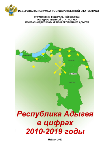 Республика Адыгея в цифрах (2010 – 2019): статистический сборник