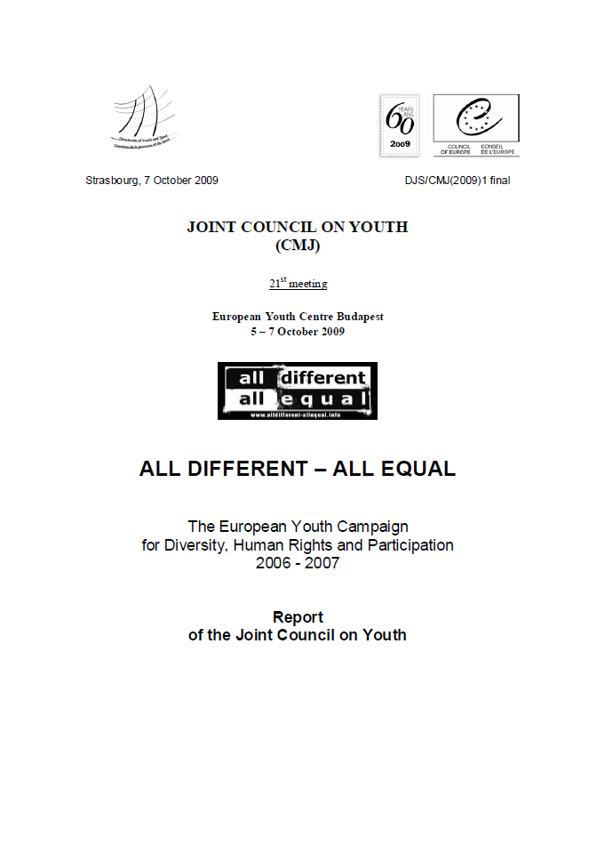 Report of the Joint Council on Youth