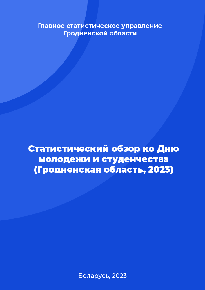 Статистический обзор ко Дню молодежи и студенчества (Гродненская область, 2023)