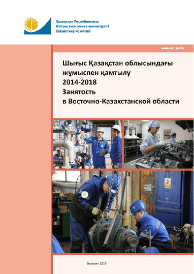 Employment in the East Kazakhstan Region: statistical collection (2014–2018)