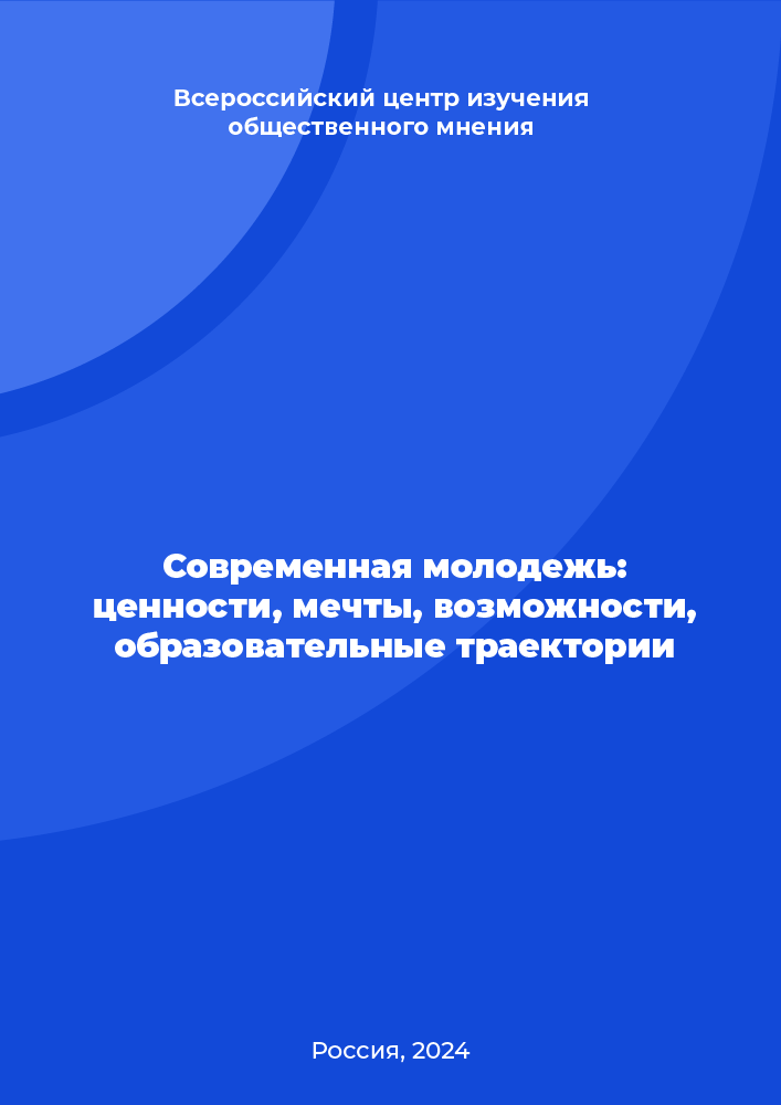 обложка: Современная молодежь: ценности, мечты, возможности, образовательные траектории